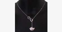 Load image into Gallery viewer, Little Bird Infinity Pendant - FREE SHIP DEALS