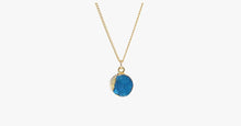 Load image into Gallery viewer, Blue Druzy Stone Necklace - FREE SHIP DEALS
