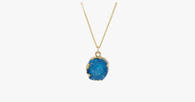 Load image into Gallery viewer, Blue Druzy Stone Necklace - FREE SHIP DEALS