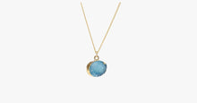 Load image into Gallery viewer, Blue Druzy Stone Necklace - FREE SHIP DEALS