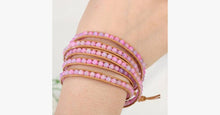 Load image into Gallery viewer, Pink Nebula Wrap Bracelet