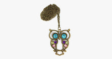 Load image into Gallery viewer, Blue Eyes Owl Pendant - FREE SHIP DEALS