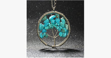 Load image into Gallery viewer, Wisdom Tree Quartz Pendant Necklace - FREE SHIP DEALS