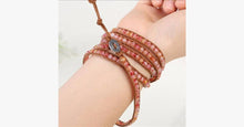 Load image into Gallery viewer, Tangerine Wrap Bracelet