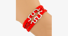 Load image into Gallery viewer, Autism Awareness Puzzle Piece Bracelet - FREE SHIP DEALS