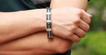 Load image into Gallery viewer, Dark Maze Stainless Steel Men's Bracelet - FREE SHIP DEALS