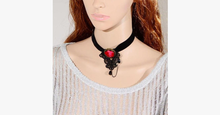 Load image into Gallery viewer, Deep Rose Choker - FREE SHIP DEALS
