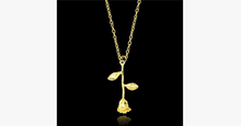 Load image into Gallery viewer, Delicate Rose Flower Pendant - FREE SHIP DEALS