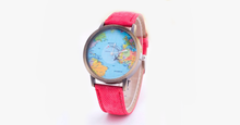 Load image into Gallery viewer, Denim World Map Watch - FREE SHIP DEALS