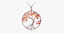 Load image into Gallery viewer, Wisdom Tree Quartz Pendant Necklace - FREE SHIP DEALS