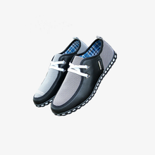 Load image into Gallery viewer, Men's Striped Lace Shoes - Blue