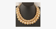 Load image into Gallery viewer, Big Choker Double Bead Necklace - FREE SHIP DEALS