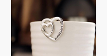 Load image into Gallery viewer, I Will Always Love You - Double Heart - FREE SHIP DEALS