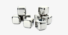 Load image into Gallery viewer, Stainless Steel Wine Cooler Cubes