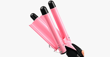 Load image into Gallery viewer, LCD Display Ceramic Triple Barrel Curling Iron [BEST SELLER] - FREE SHIP DEALS