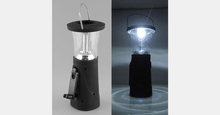 Load image into Gallery viewer, Solar Lantern Lamp 6 LED Manual Dynamo Camping