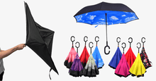 Load image into Gallery viewer, Magic Reversible Umbrella - FREE SHIP DEALS