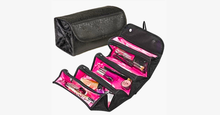 Load image into Gallery viewer, Roll ‘n’ Go Travel Cosmetic Bag - Black or Red