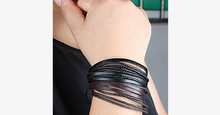 Load image into Gallery viewer, Rustic Leather Wrap Bracelet