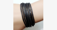 Load image into Gallery viewer, Rustic Leather Wrap Bracelet