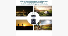 Load image into Gallery viewer, Solar Outdoor Led Camping Light With Portable Charging Power Bank