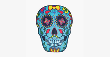 Load image into Gallery viewer, Sugar Skull Beach Blanket