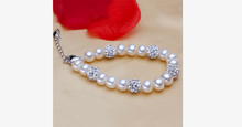 Load image into Gallery viewer, Silver And Pearl Bracelet