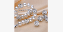 Load image into Gallery viewer, Silver And Pearl Bracelet