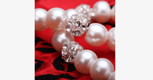 Load image into Gallery viewer, Silver And Pearl Bracelet