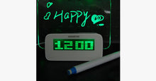 Load image into Gallery viewer, LED Fluorescent Message Board Digital Alarm Clock with 4 Port USB Hub - FREE SHIP DEALS