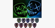 Load image into Gallery viewer, Halloween LED Purge Mask