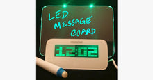 Load image into Gallery viewer, LED Fluorescent Message Board Digital Alarm Clock with 4 Port USB Hub - FREE SHIP DEALS