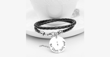 Load image into Gallery viewer, Semicolon Hand Stamped Bracelet