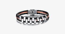 Load image into Gallery viewer, Rough Tracks Stainless Steel Men's Bracelet