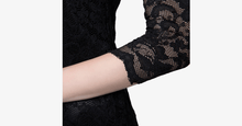 Load image into Gallery viewer, Women's Slim Fit 3/4-Sleeved O-Neck Lace Dress - FREE SHIP DEALS