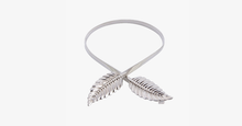 Load image into Gallery viewer, Vintage Metal Leaves Elastic Waist Belt Strap - Gold or Silver - FREE SHIP DEALS