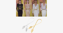 Load image into Gallery viewer, Vintage Metal Leaves Elastic Waist Belt Strap - Gold or Silver - FREE SHIP DEALS