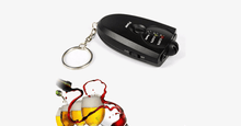Load image into Gallery viewer, Mini Alcohol Breathalyzer with Flashlight and Key Chain - FREE SHIP DEALS