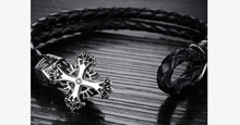 Load image into Gallery viewer, Vintage Cross Men's Bracelet - FREE SHIP DEALS