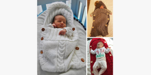 Load image into Gallery viewer, Knitted Baby Sleeping Bag