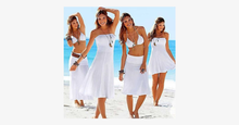 Load image into Gallery viewer, 4-in-1 Strapless Beach Dress - Assorted Colors - FREE SHIP DEALS