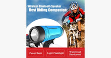 Load image into Gallery viewer, Bicycle Waterproof Bluetooth Speaker with LED Light - FREE SHIP DEALS