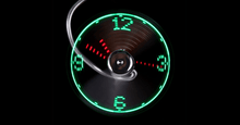 Load image into Gallery viewer, 2-in-1 LED Light USB Fan and Clock - FREE SHIP DEALS