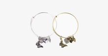 Load image into Gallery viewer, Butterfly Love Charm Bangle - FREE SHIP DEALS