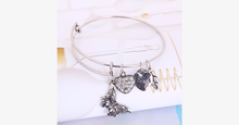 Load image into Gallery viewer, Butterfly Love Charm Bangle - FREE SHIP DEALS