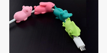 Load image into Gallery viewer, Animal Biters Cable Protectors For iPhone &amp; Android Phones (1, 2 or 4 pack) - FREE SHIP DEALS