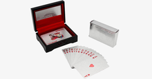 Load image into Gallery viewer, Silver Plated Playing Cards - FREE SHIP DEALS