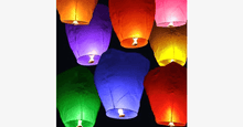 Load image into Gallery viewer, 10 or 20 Pack Chinese Sky Fly Fire Lanterns - FREE SHIP DEALS