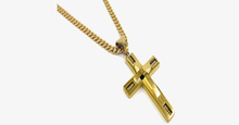 Load image into Gallery viewer, Stainless Steel Beaded Cross Men's Pendant
