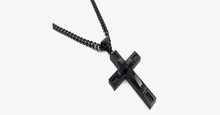 Load image into Gallery viewer, Stainless Steel Beaded Cross Men's Pendant